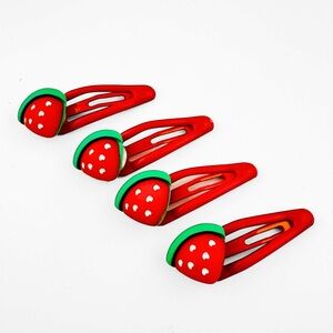 Mini Watermelon Hair Clips